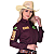 Camisa Country Feminina Bordada Manga Longa Cowboy Green Radade - Imagem 18