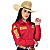 Camisa Country Feminina Bordada Manga Longa Cowboy Green Radade - Imagem 11