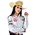 Camisão Country Radade Feminina Bordada Bandeira Peão - Imagem 10