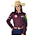 Camisão Country Radade Feminina Bordada Bandeira Peão - Imagem 3