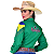 Camisão Country Radade Feminina Bordada Bandeira Peão - Imagem 6