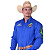Camisa Rodeio Masculina Texana Manga Comprida Green Bull Radade - Imagem 1