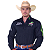 Camisão Country Radade Masculina Green Bull Bordada Manga Longa - Imagem 7