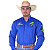 Camisão Country Radade Masculina Green Bull Bordada Manga Longa - Imagem 11
