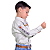 Camisão Country Radade Infantil Bordada Barretos Peão - Imagem 8