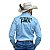 Camisa Country Masculina Bordada Rodeio Comitiva Tx Cowboy 120x - Imagem 5