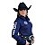 Camisete Feminina Country Manga Comprida Bordada Tx Cowboy 120x - Imagem 6