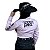 Camisete Feminina Country Manga Comprida Bordada Tx Cowboy 120x - Imagem 14