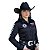 Camisete Feminina Country Manga Comprida Bordada Tx Cowboy 120x - Imagem 12
