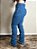 Calça Feminina Jeans Carpinteira Cós Alto Elastano Os Boiadeiros - Imagem 4