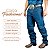 Calça Jeans Masculina 100% Algodão Tradicional Reta Texas Road - Imagem 3