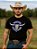 Camiseta Country Preta Texanos Cowboy Manga Curta Tx - Imagem 2