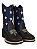 Bota Infantil Masculina Cowboy Couro Bico Redondo Jolimar - Imagem 11