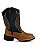 Bota Cano Alto Infantil Texana Couro Bico Redondo Jolimar - Imagem 9