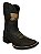 Bota Botina Texana Masculina Bico Quadrado Couro Texas Star - Imagem 9