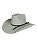Chapéu Estilo Country Pralana Aba 12 Cotton Rodeio Cowboy - Imagem 1