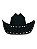 Chapéu Feminino Aba 10 Fita Lã Feltro Rodeio Cowboy Eldorado - Imagem 5