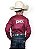 Camisa Country Infantil Bordada Manga Longa Pbr Cowboy 120x - Imagem 3