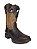 Bota Texana Masculina Cano Alto Couro Rodeio Cowboy Agro Tx - Imagem 1