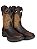 Bota Texana Masculina Cano Alto Couro Rodeio Cowboy Agro Tx - Imagem 3