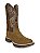 Bota Masculina Country de Rodeio Texana Couro Bico Quadrado - Imagem 6