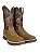 Bota Masculina Country de Rodeio Texana Couro Bico Quadrado - Imagem 7