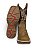 Bota Masculina Country de Rodeio Texana Couro Bico Quadrado - Imagem 8