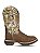 Bota Masculina Country de Rodeio Texana Couro Bico Quadrado - Imagem 2