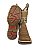 Bota Masculina Country de Rodeio Texana Couro Bico Quadrado - Imagem 4