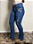 Calça Jeans Feminina Country Bordada Pena Flare Texas Farm - Imagem 2
