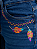 Calça Jeans Feminina Country Bordada Pena Flare Texas Farm - Imagem 5