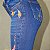Calça Jeans Feminina Country Bordada Pena Flare Texas Farm - Imagem 5