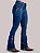 Calça Jeans Feminina Country Bordada Pena Flare Texas Farm - Imagem 2