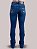 Calça Jeans Feminina Country Bordada Pena Flare Texas Farm - Imagem 3