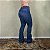 Calça Jeans Feminina Estilo Americana Flare Texana Cós Alto - Imagem 6