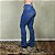 Calça Jeans Feminina Estilo Americana Flare Texana Cós Alto - Imagem 4