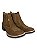 Botina Masculina Cano Curto Texana Couro Bico Quadrado Top - Imagem 4