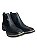 Botina Masculina Cano Curto Texana Couro Bico Quadrado Top - Imagem 9