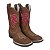 Bota Feminina Texana Bico Quadrado Couro Legítimo Rodeio - Imagem 14