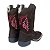 Bota Feminina Texana Bico Quadrado Couro Legítimo Rodeio - Imagem 10