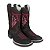 Bota Feminina Texana Bico Quadrado Couro Legítimo Rodeio - Imagem 9