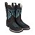 Bota Feminina Texana Bico Quadrado Solado Borracha Rodeio - Imagem 9