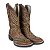 Bota Feminina Texana Bico Quadrado Solado Brilho Rodeio Top - Imagem 7