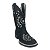 Bota Feminina Texana Country Bico Quadrado Brilho Cavalgada - Imagem 6