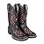 Bota Feminina Texana Country Bico Quadrado Brilho Cavalgada - Imagem 4