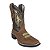 Bota Masculina Texana Couro Legítimo Country Bico Quadrado - Imagem 12