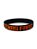 Pulseira Country Texas Farm Silicone Original Preto Laranja - Imagem 1