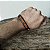 Pulseira Country Texas Farm Silicone Original Preto Laranja - Imagem 3