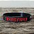 Pulseira Country Texas Farm Silicone Original Preto Vermelho - Imagem 1