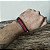 Pulseira Country Texas Farm Silicone Original Preto Vermelho - Imagem 3